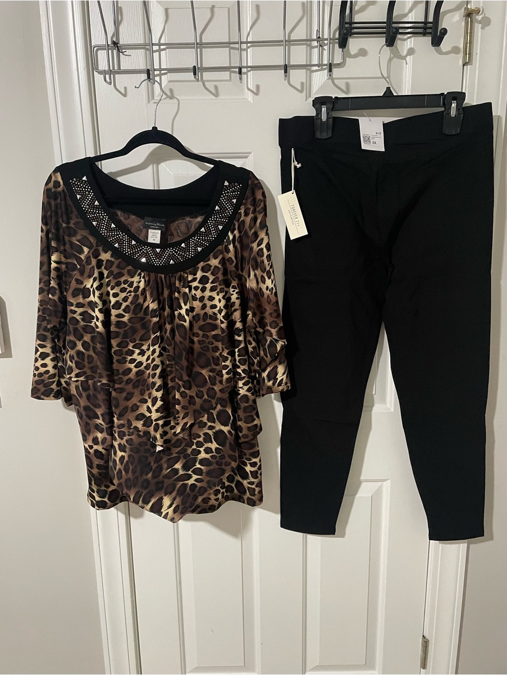 3x leggings new Brittany black 3x tunic